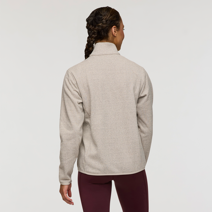 Envo Fleece Quarter-Zip Pullover - Women's - Heather Cream - US 7298