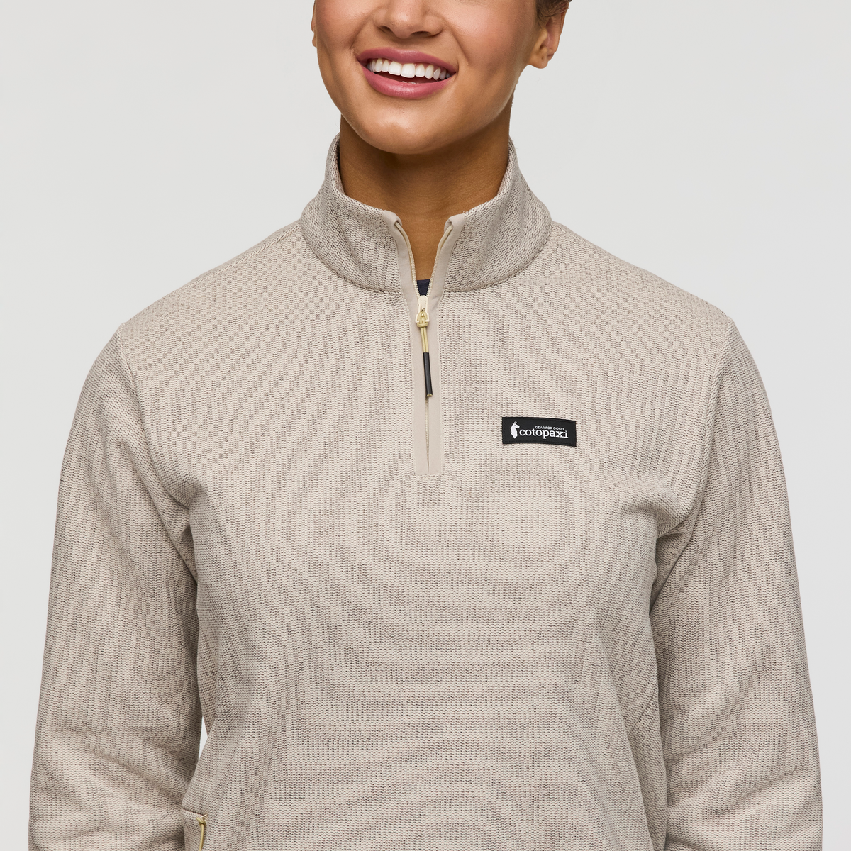 Envo Fleece Quarter-Zip Pullover - Women's - Heather Cream - US 7298