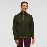 Envo Fleece Quarter-Zip Pullover - Women's - Heather Woods - US 5494