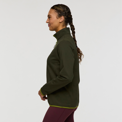 Envo Fleece Quarter-Zip Pullover - Women's - Heather Woods - US 5494
