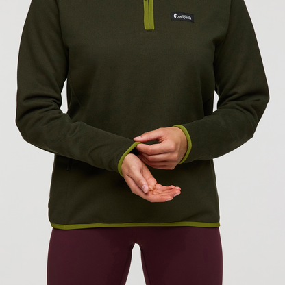 Envo Fleece Quarter-Zip Pullover - Women's - Heather Woods - US 5494