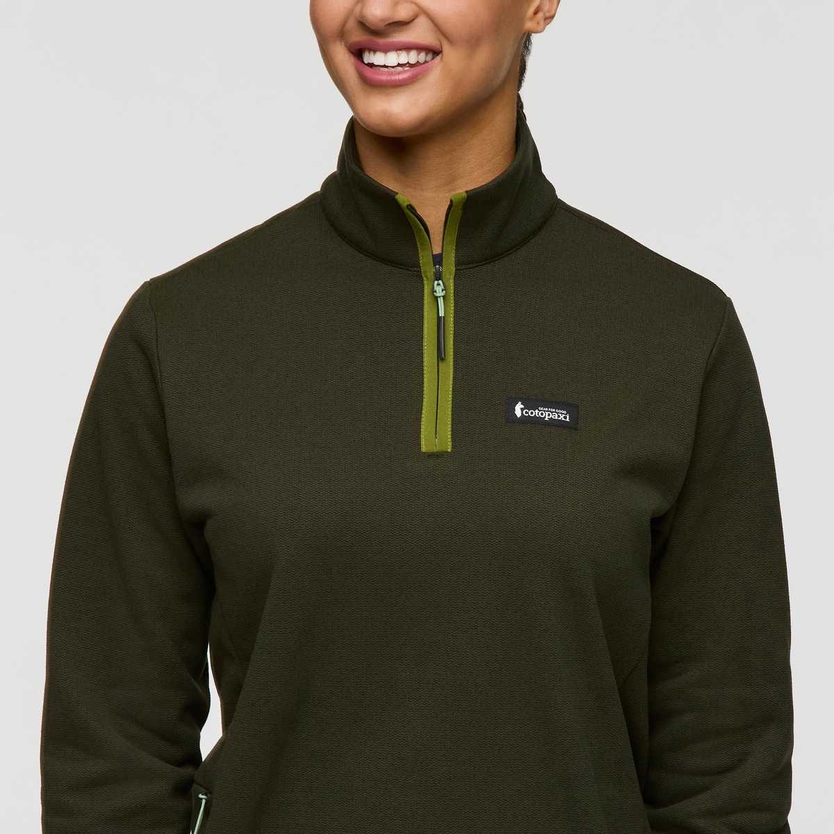 Envo Fleece Quarter-Zip Pullover - Women's - Heather Woods - US 5494