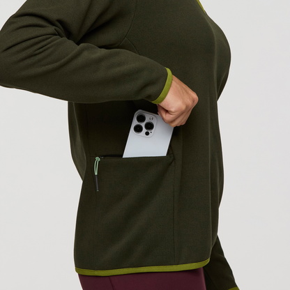 Envo Fleece Quarter-Zip Pullover - Women's - Heather Woods - US 5494