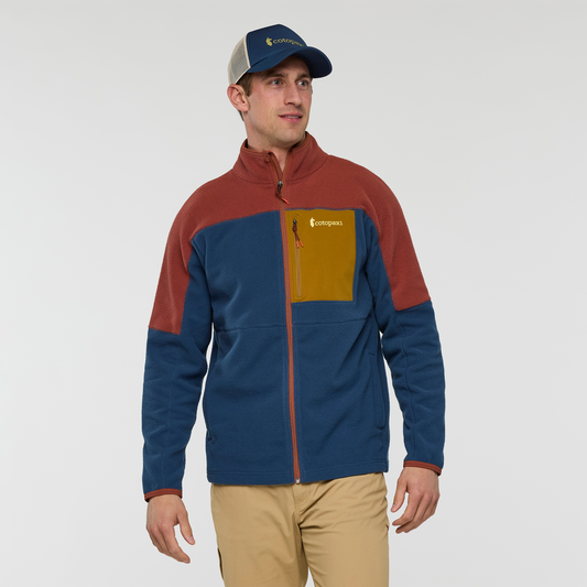 Abrazo Fleece Full-Zip Jacket - Men's - Nutmeg/Deep Sea - US 8409