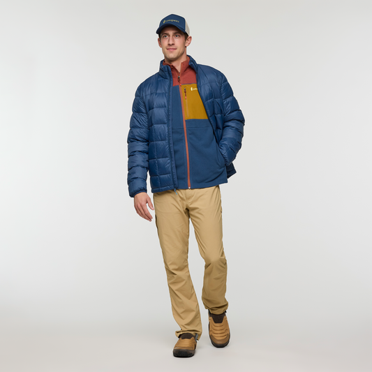 Abrazo Fleece Full-Zip Jacket - Men's - Nutmeg/Deep Sea - US 8409