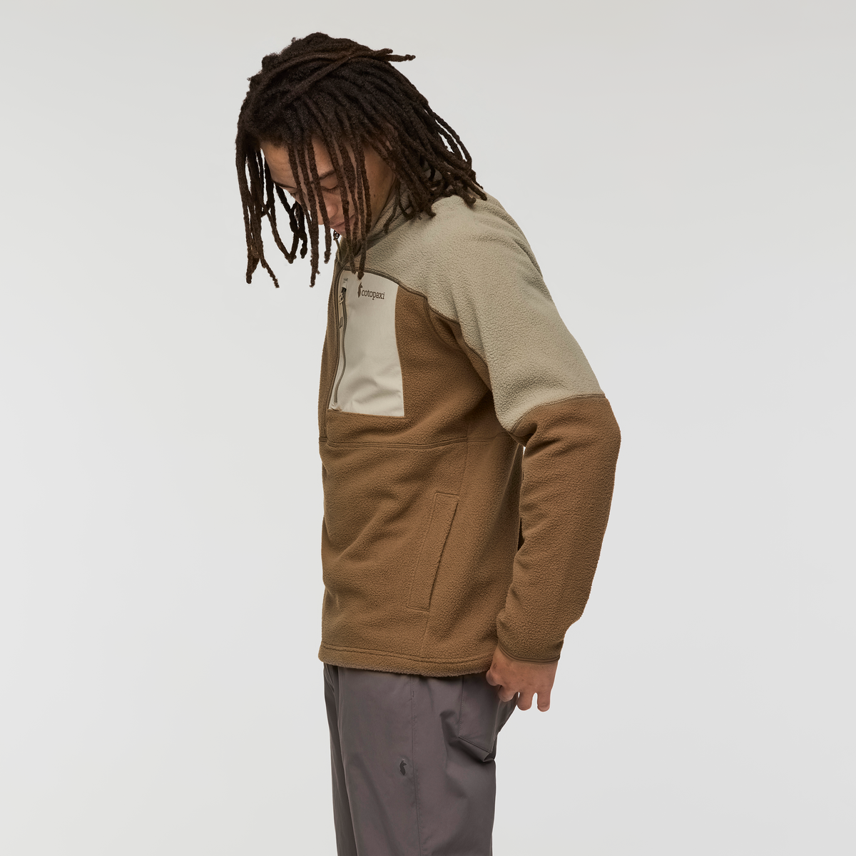 Abrazo Fleece Half-Zip Jacket - Men's - Stone/Dune - US 6893