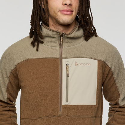 Abrazo Fleece Half-Zip Jacket - Men's - Stone/Dune - US 6893