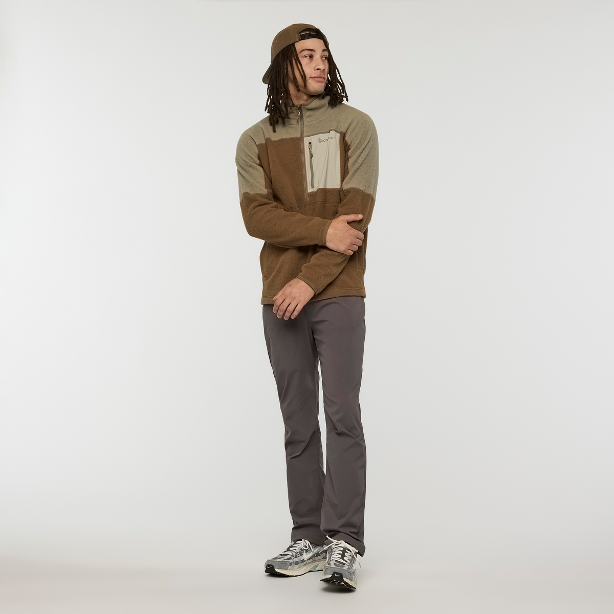 Abrazo Fleece Half-Zip Jacket - Men's - Stone/Dune - US 6893