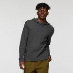 Atajo Long-Sleeve Waffle Hoodie - Men's - Charcoal - US 4674