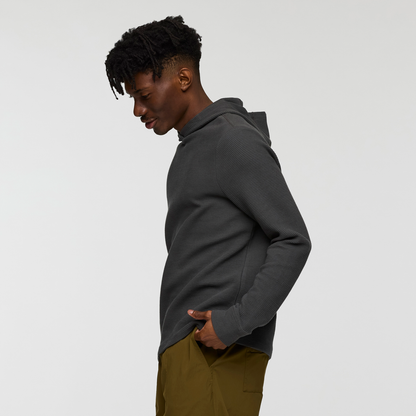 Atajo Long-Sleeve Waffle Hoodie - Men's - Charcoal - US 4674