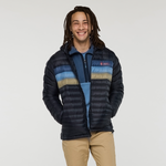 Fuego Down Hooded Jacket - Men's - Carbon Stripes - US 8499
