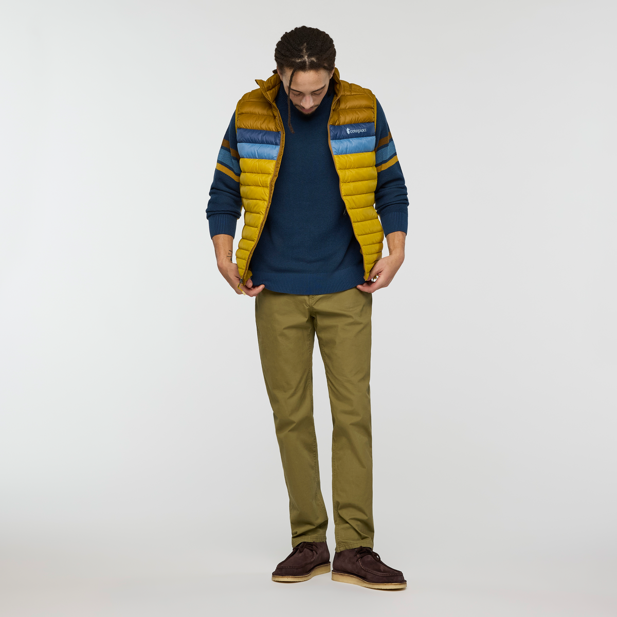 Fuego Down Vest - Men's - Bronze/Gold - US 2804