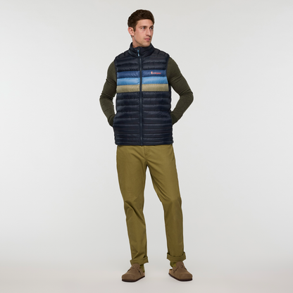 Fuego Down Vest - Men's - Carbon Stripes - US 9786