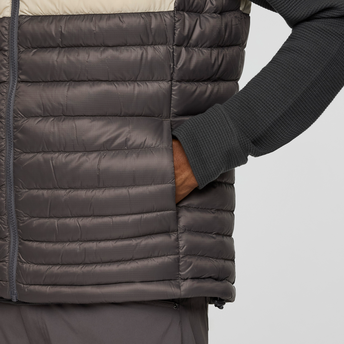 Fuego Down Vest - Men's - Cinder Stripes - US 6976