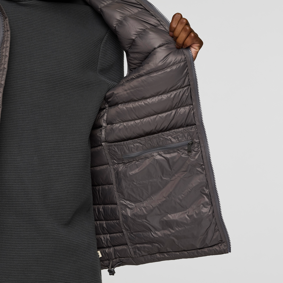 Fuego Down Vest - Men's - Cinder Stripes - US 6976