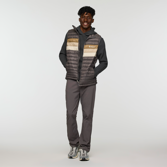Fuego Down Vest - Men's - Cinder Stripes - US 6976