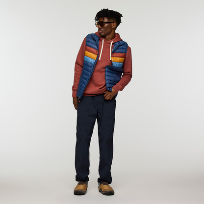Fuego Down Vest - Men's - Deep Sea Stripes - US 9297
