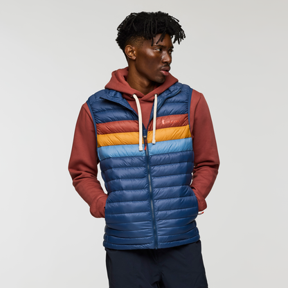 Fuego Down Vest - Men's - Deep Sea Stripes - US 9297