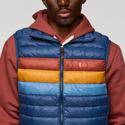 Fuego Down Vest - Men's - Deep Sea Stripes - US 9297