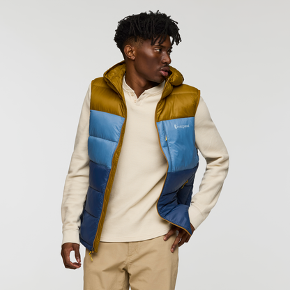 Fuego Max Down Vest - Men's - Bronze/Deep Sea - US 9106