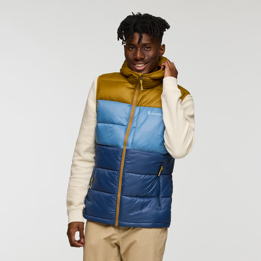 Fuego Max Down Vest - Men's - Bronze/Deep Sea - US 9106