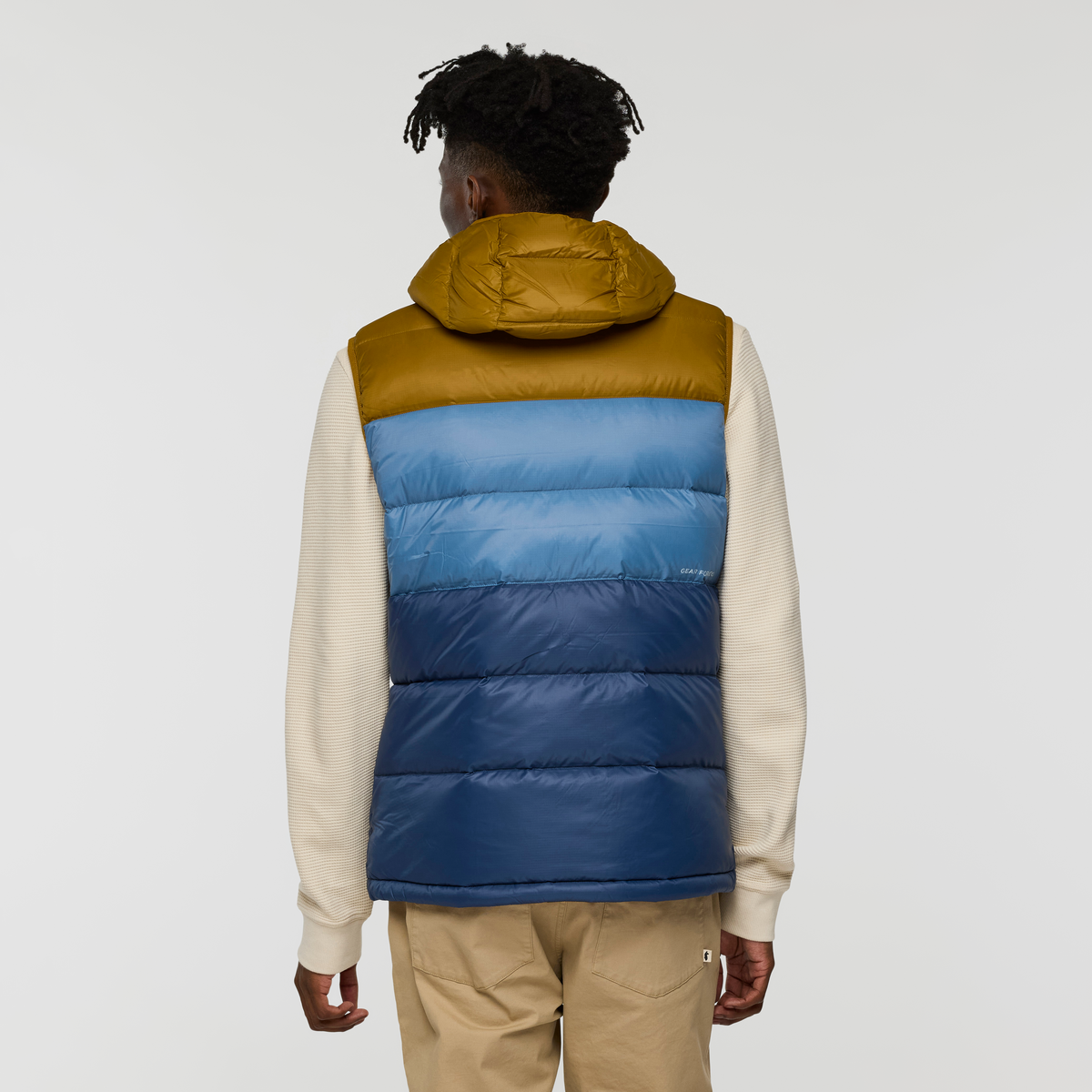 Fuego Max Down Vest - Men's - Bronze/Deep Sea - US 9106