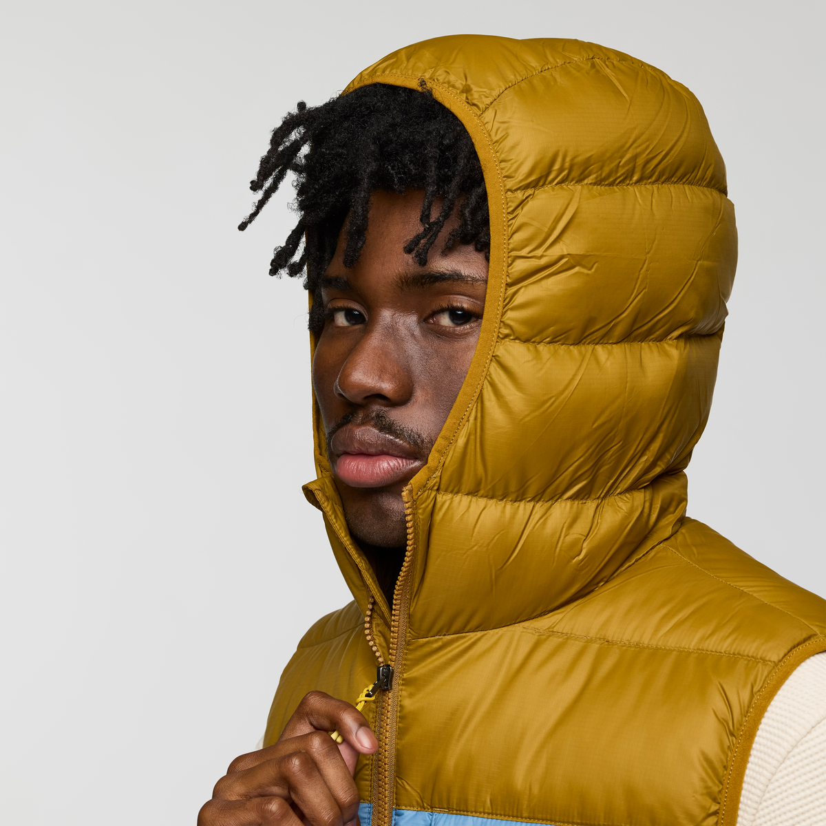 Fuego Max Down Vest - Men's - Bronze/Deep Sea - US 9106