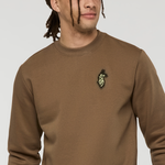 Lava Llama Crew Sweatshirt - Men's - Dune - US 8572
