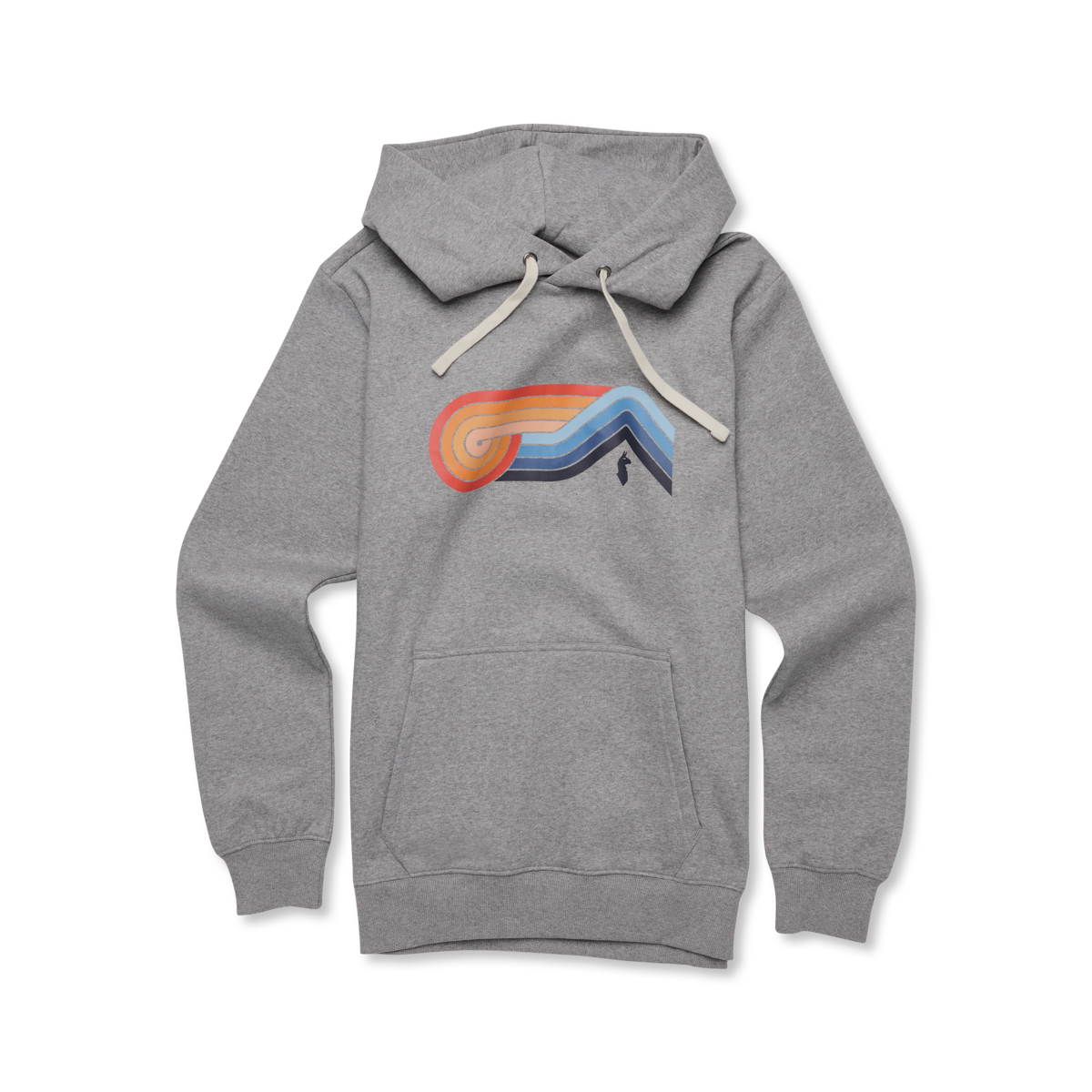 Melting Sunset Pullover Hoodie - Men's - Heather Grey - US 5913