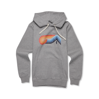 Melting Sunset Pullover Hoodie - Men's - Heather Grey - US 5913