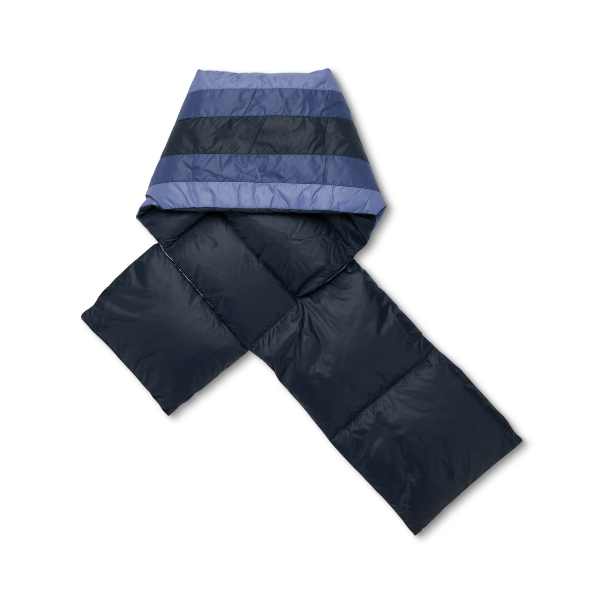 Fuego Down Scarf - Carbon Stripes - US 4110