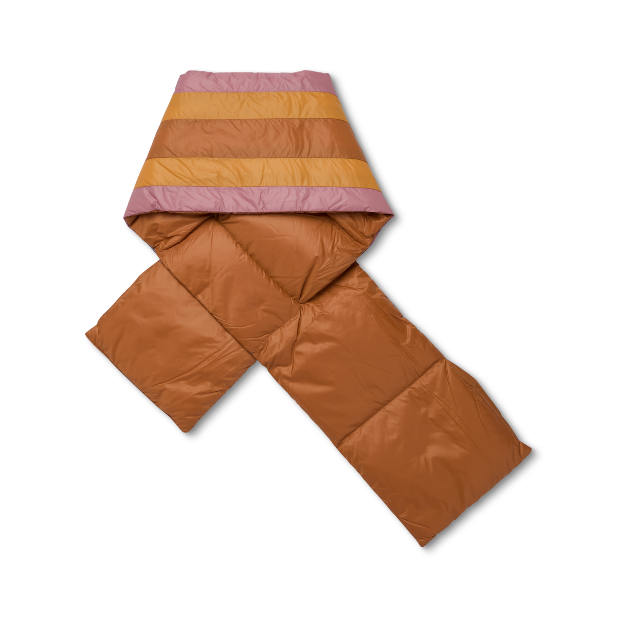 Fuego Down Scarf - Sienna Stripes - US 8986