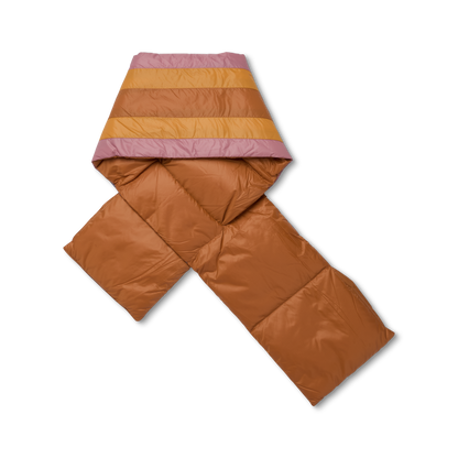 Fuego Down Scarf - Sienna Stripes - US 8986