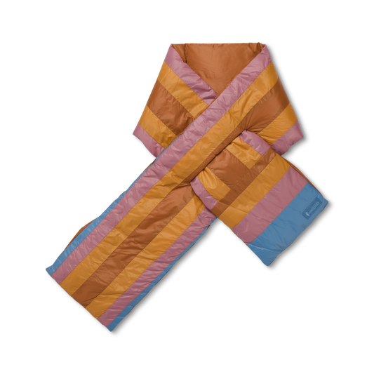 Fuego Down Scarf - Sienna Stripes - US 8986