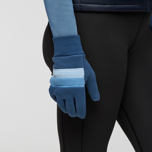 Teca Fleece Gloves - Deep Sea - US 4109