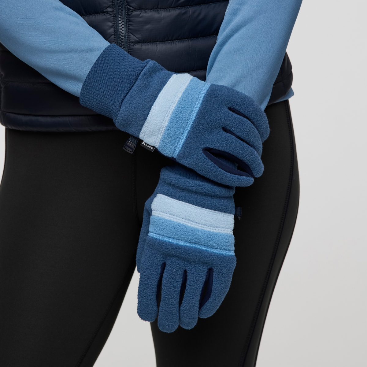 Teca Fleece Gloves - Deep Sea - US 4109