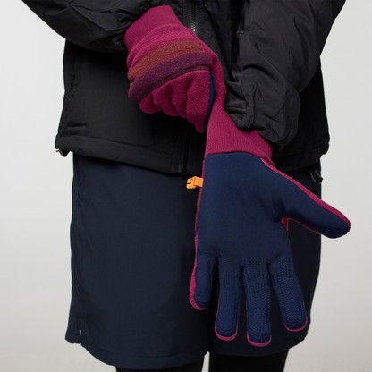 Teca Fleece Gloves - Deep Sea - US 4109