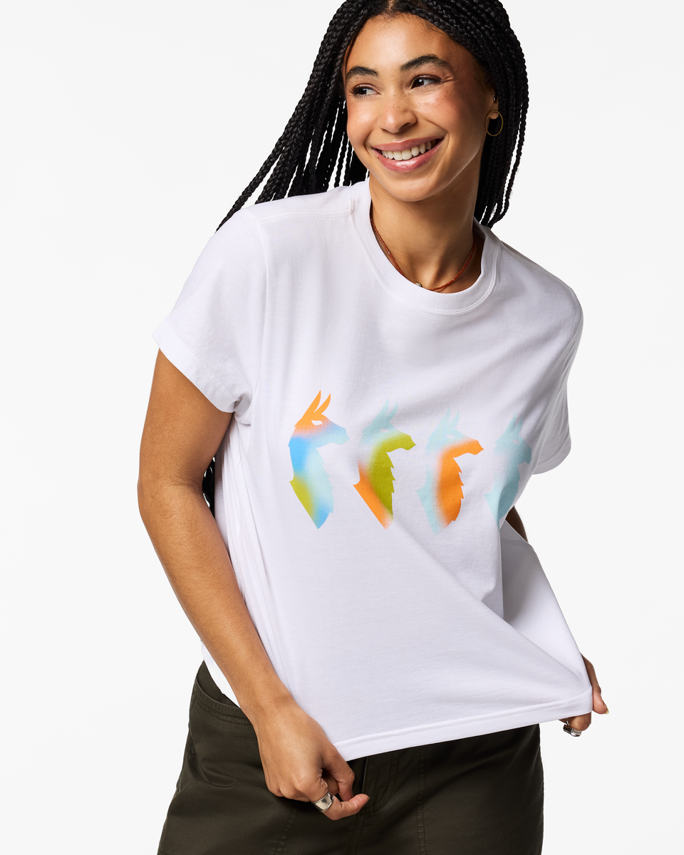 Cuatro Bitmap T-Shirt - Women's - White - US 5345