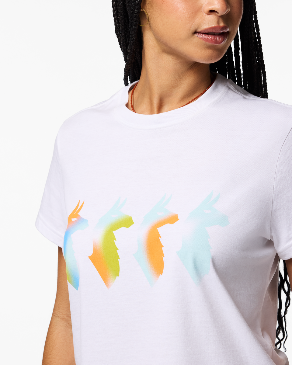 Cuatro Bitmap T-Shirt - Women's - White - US 5345