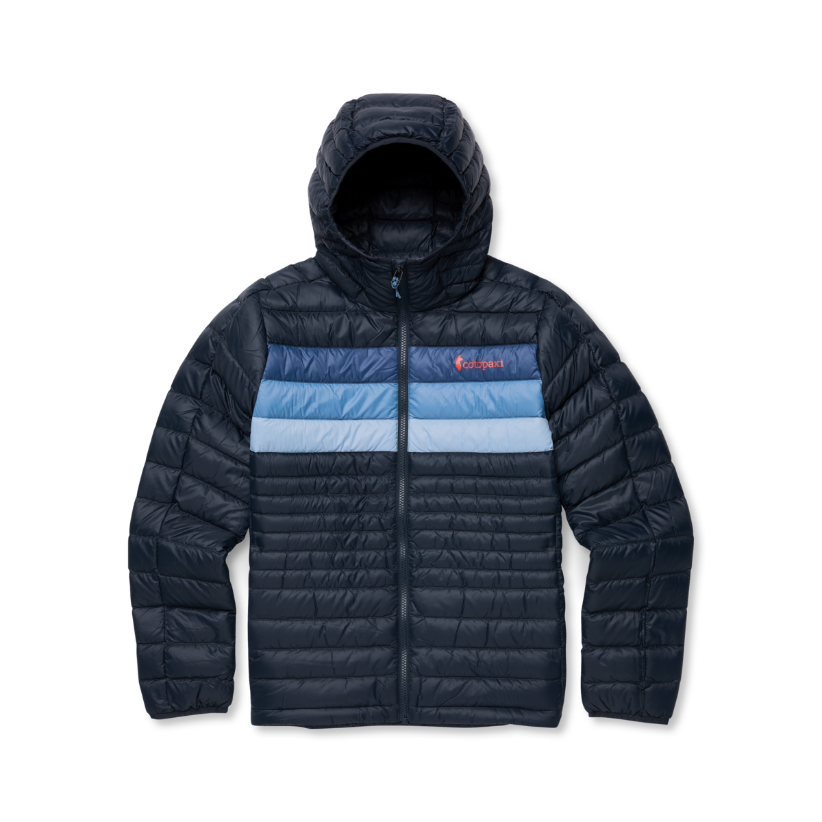 Fuego Down Hooded Jacket - Women's - Carbon Stripes - US 6944