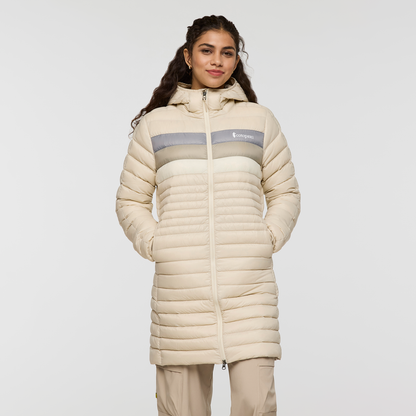 Fuego Down Parka - Women's - Cream Stripes - US 4127