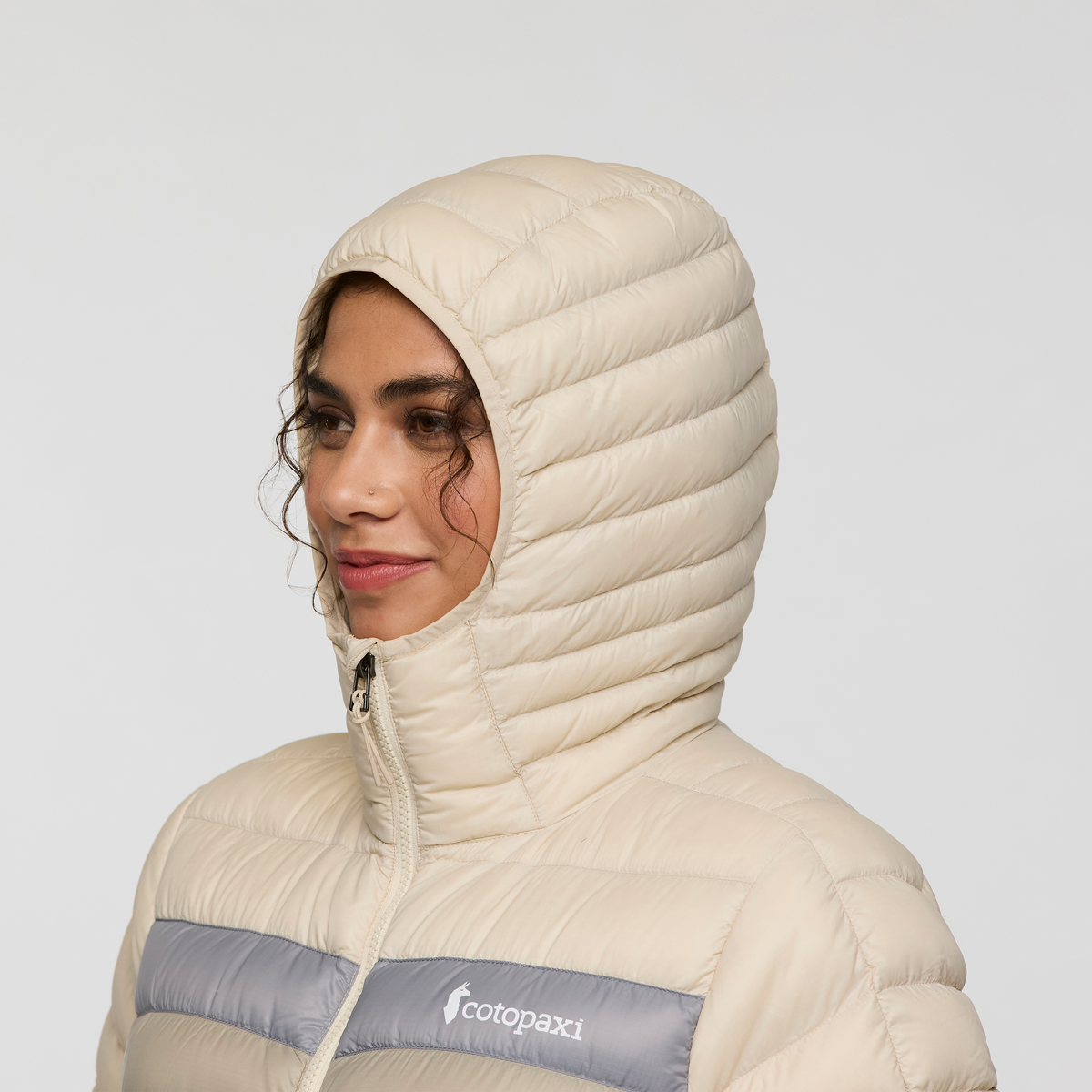 Fuego Down Parka - Women's - Cream Stripes - US 4127