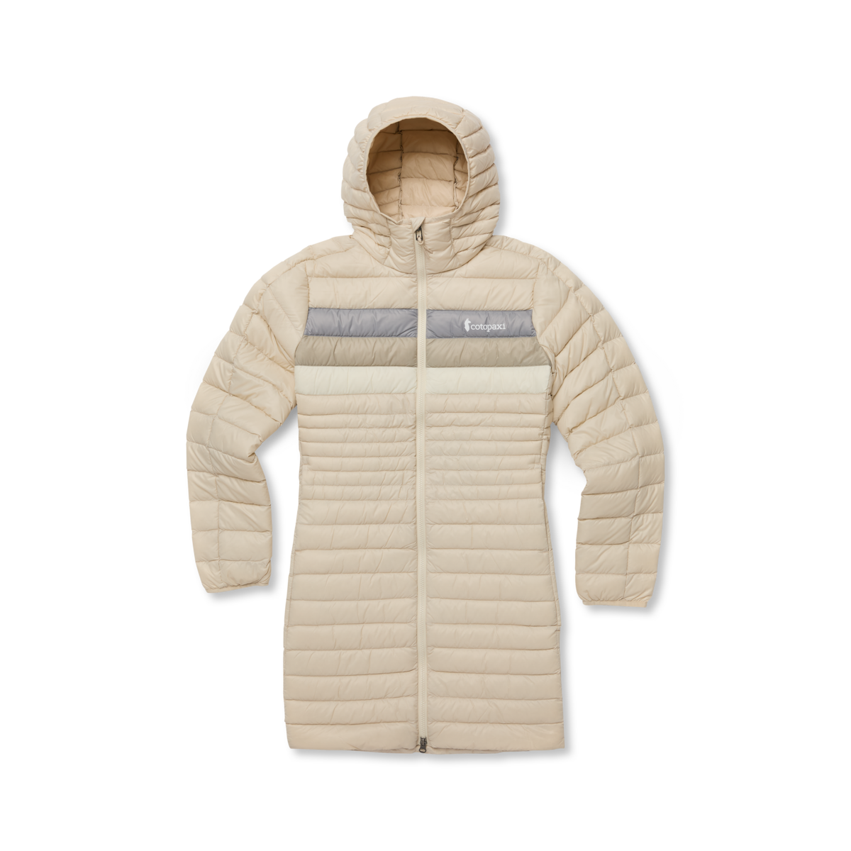 Fuego Down Parka - Women's - Cream Stripes - US 4127