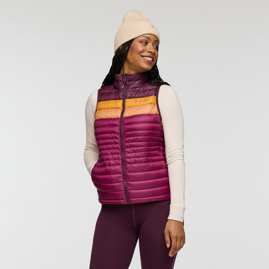 Fuego Down Vest - Women's - Blackberry/Jam - US 1307