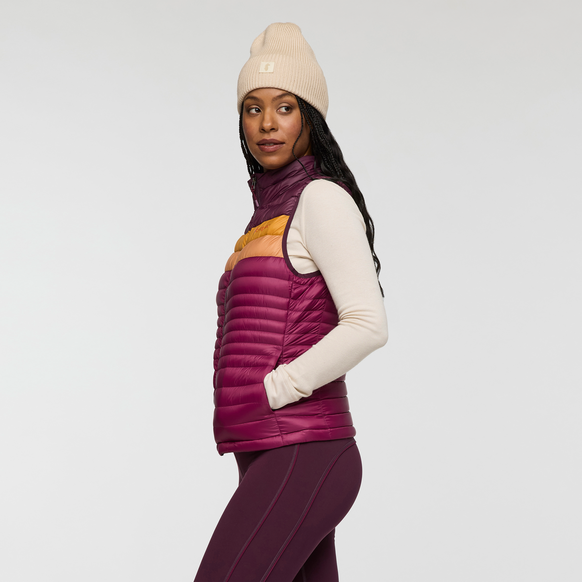 Fuego Down Vest - Women's - Blackberry/Jam - US 1307