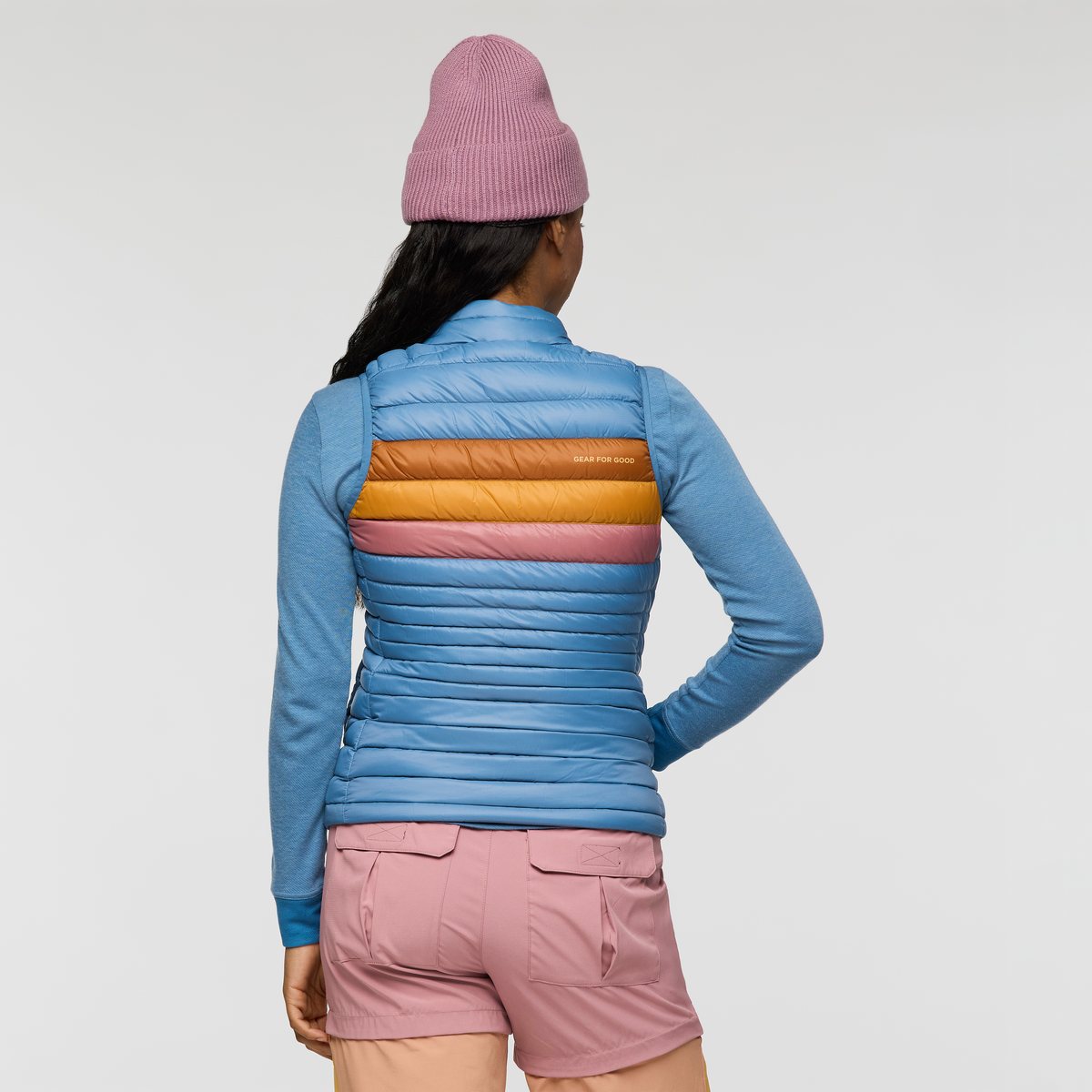 Fuego Down Vest - Women's - Fjord Stripes - US 8387