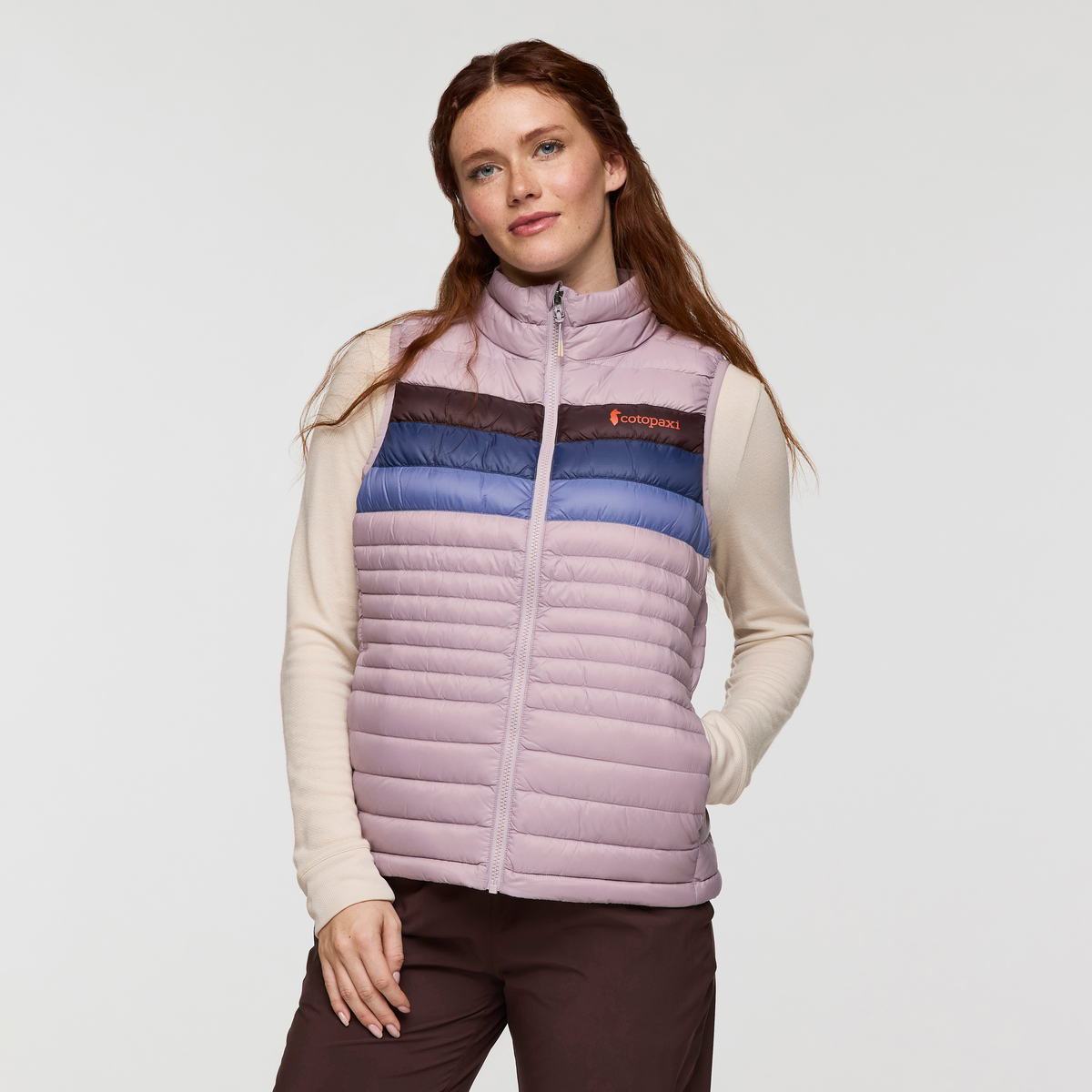 Fuego Down Vest - Women's - Quartz Stripes - US 6126