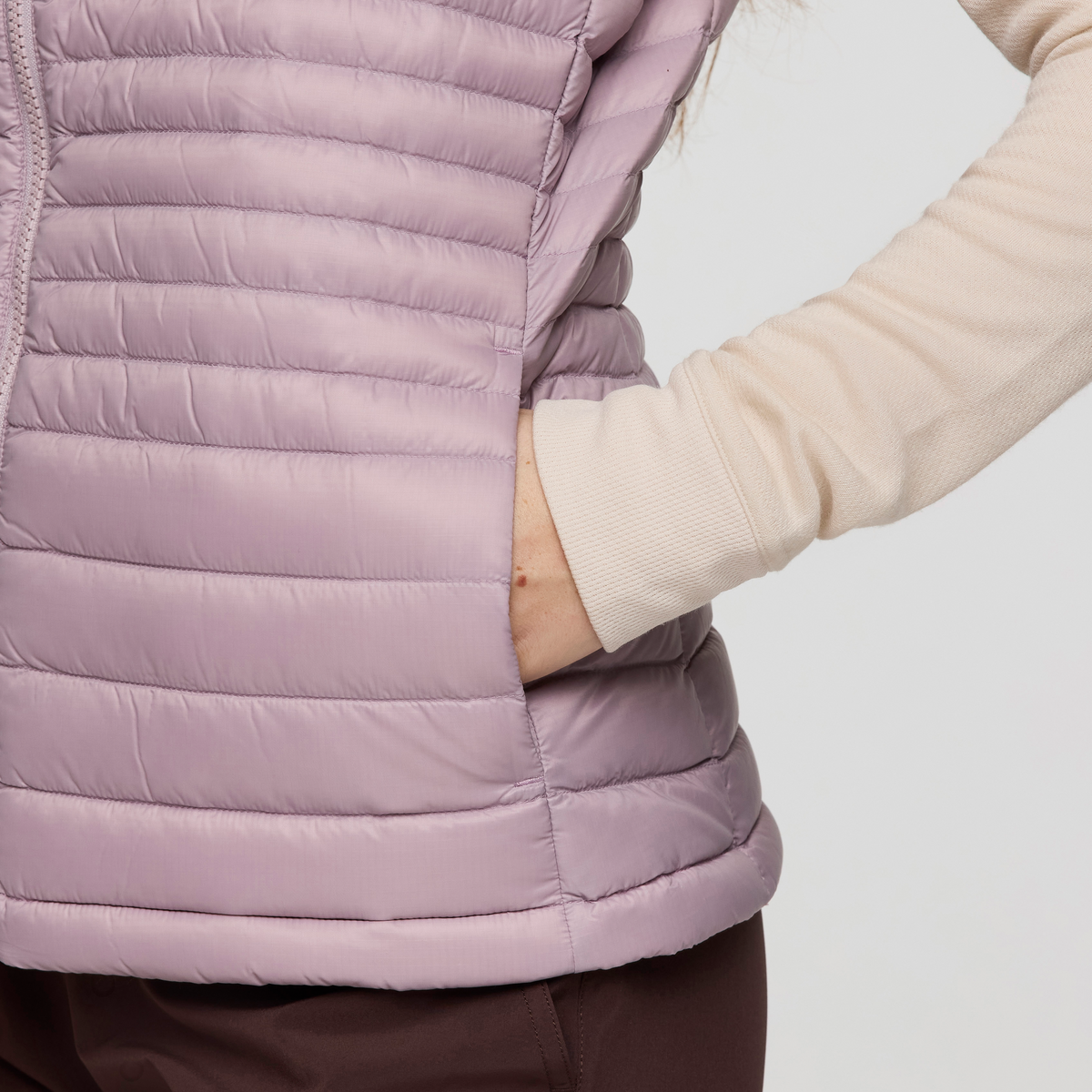 Fuego Down Vest - Women's - Quartz Stripes - US 6126