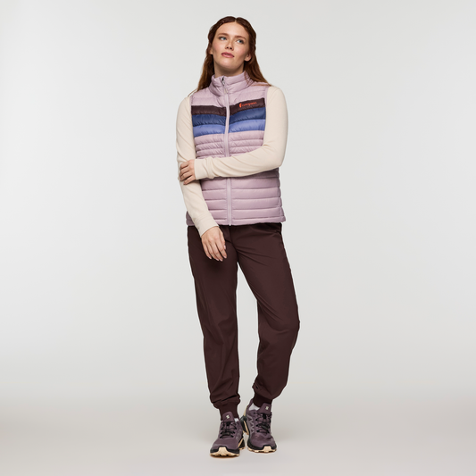 Fuego Down Vest - Women's - Quartz Stripes - US 6126