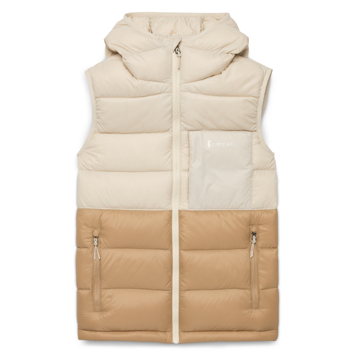 Fuego Max Down Vest - Women's - Cream/Khaki - US 7915